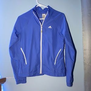 Blue Adidas Windbreaker